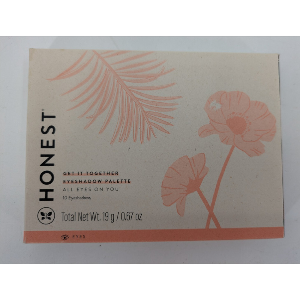 Honest Beauty Eyeshadow Palette 10 High Pigment Blendable Shades 19g/0.67oz. NIB